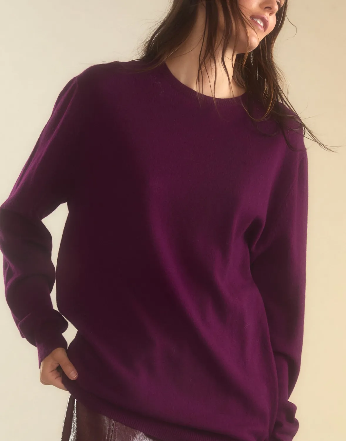 Cynthia Rowley Elea Wool Cashmere Sweater- Tops