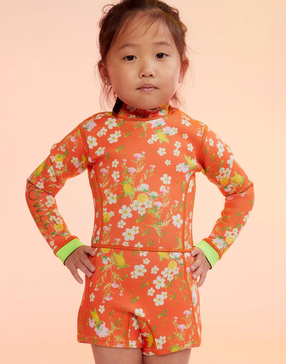Cynthia Rowley Kids Floral Wetsuit- Surf & Swim