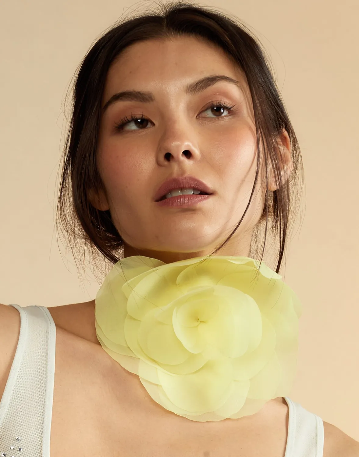 Cynthia Rowley Organza Flower Ties- Accessories | Accessories